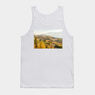 October Landscape Okanagan Valley Vineyards Tank Top